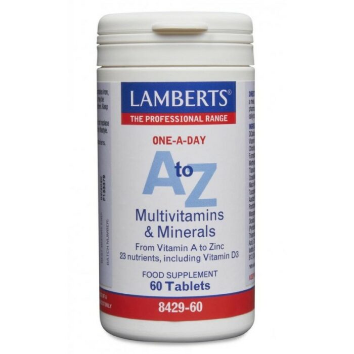 vitaminas A Z MULTIVITAMINAS 60 tabletas