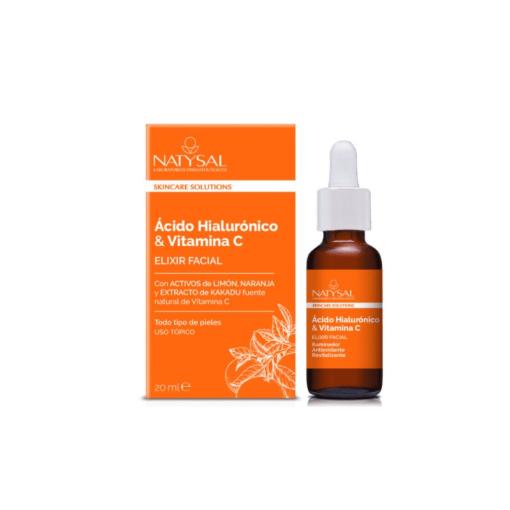 línea facial ACIDO HIALURONICO Y VITAMINA C 15 ml