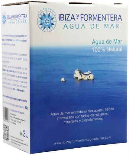 bebidas AGUA DE MAR DE IBIZA Y FORMENTERA 3 LITROS