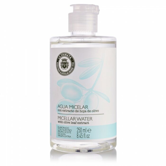 línea facial AGUA MICELAR CON EXTRACTO DE HOJA CON OLIVO 250ML