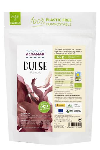 comida macrobiótica ALGA DULSE HOJA BIO 100 GR