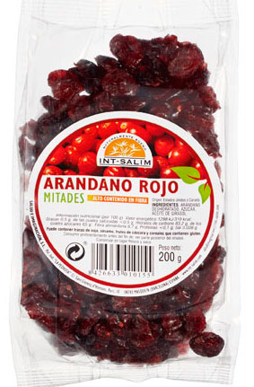 aperitivos y frutos secos ARANDANOS ROJOS DESHIDRATADO 200 GR