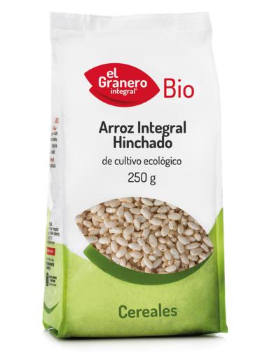 copos, mueslis y salvados ARROZ INTEGRAL HINCHADO BIO, 250 g