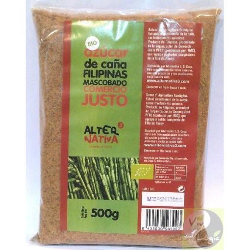 azucar y endulzantes AZUCAR MASCOBADO BIO 500GR FILIPINAS-