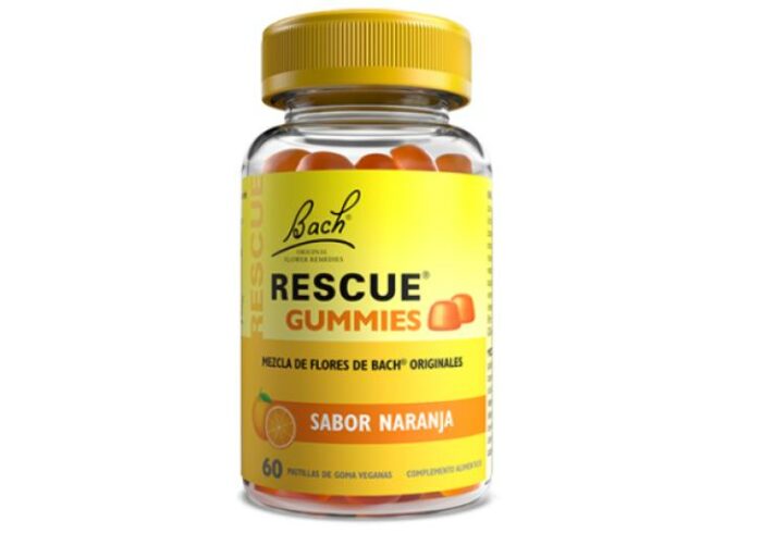 flores bach BACH RESCUE 60 GUMMIES VEGANAS SABOR NARANJA