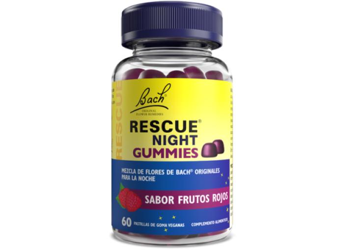 flores bach BACH RESCUE NIGHT 60 GUMMIES VEGANAS SABOR FRUTOS ROJOS