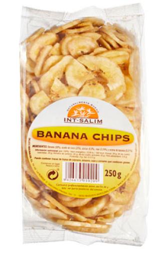 aperitivos y frutos secos BANANA CHIPS250 GR