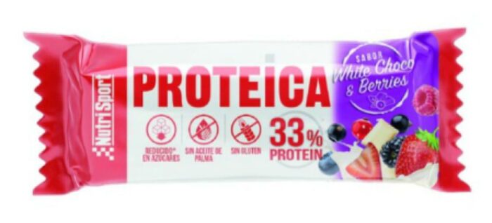 deporte BARRITA PROTEICA WHITE CHOCO BERRIES 44G