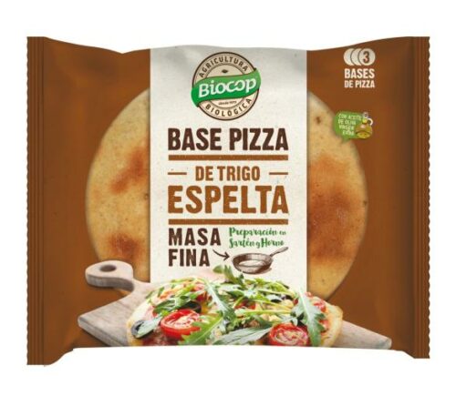 pan BASE PIZZA MASA FINA ESPELTA 390G BIO