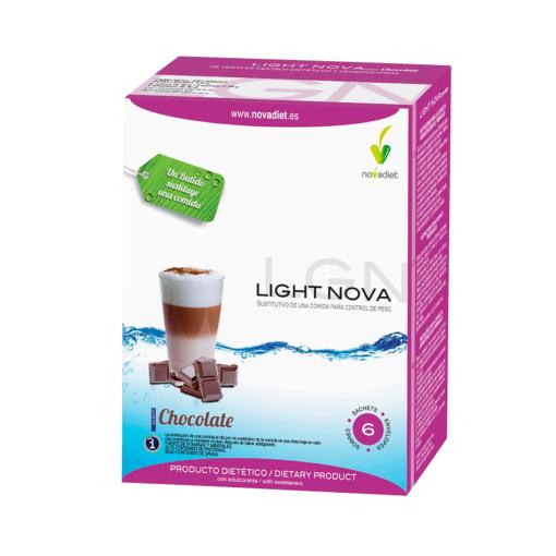 control de peso BATIDO LIGHT NOVA CHOCOLATE INDIVIDUAL 35gr