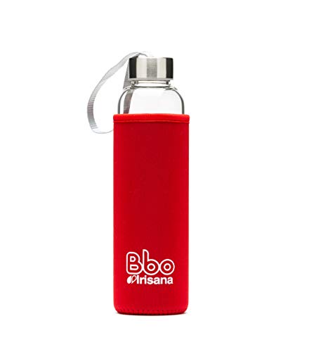 jarras vasos y teteras BBO BOROSILICATO NEOPRENO 550ML ROJO