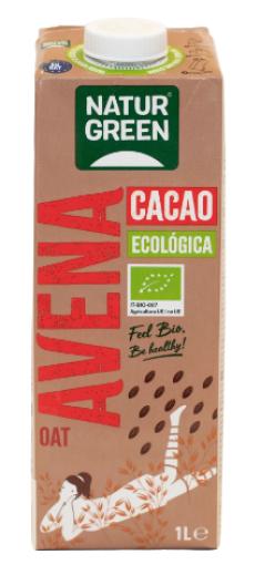 bebidas BEBIDA AVENA CHOCOLATE BIO 1L