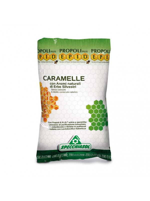 caramelos y gominolas CARAMELOS DE PROPOLEO Y HIERBAS SILVESTRES CON STEVIA 72 GRS