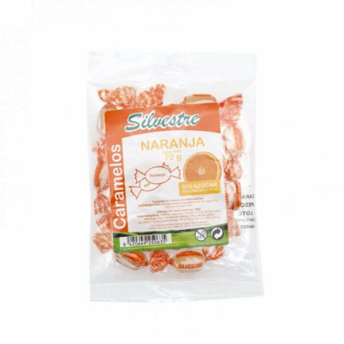 caramelos y gominolas CARAMELOS S/A NARANJA 70 GR