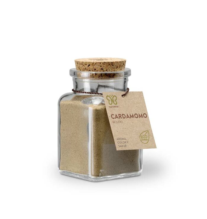 sales, condimentos y salsas CARDAMOMO MOLIDO GOURMET ECO 55GR