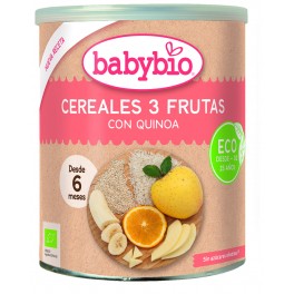 alim infantil CEREAL 3 FRUTAS QUINOA 220G