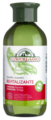 línea capilar CHAMPU REVITALIZANTE GINSENG Y GRANADA BIO 300ML