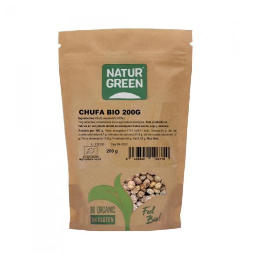 aperitivos y frutos secos CHUFA REPELADA BIO 200G