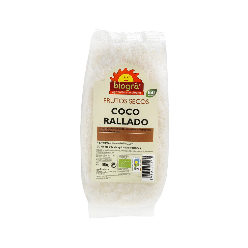 aperitivos y frutos secos COCO RALLADO 150GR