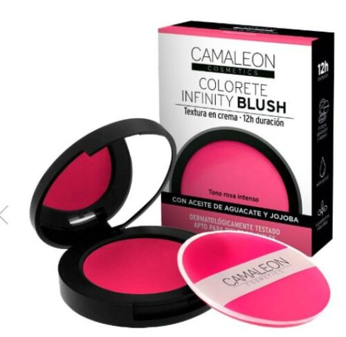 maquillaje COLORETE EN CREMA INFINITY BLUSH COLOR FRAMBUESA