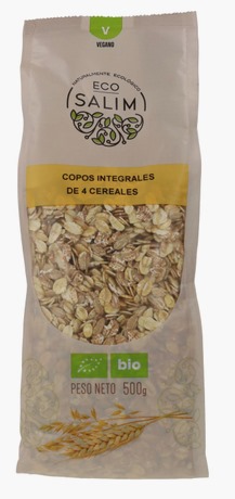 copos, mueslis y salvados COPOS INTEGRALES 4 CEREALES BIO 500G