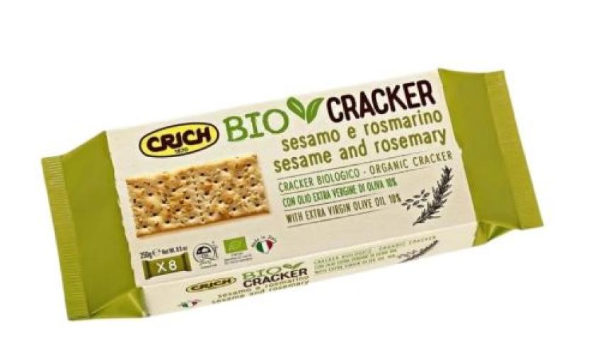 pan CRACKERS SESAMO Y ROMERO BIO 250 GR