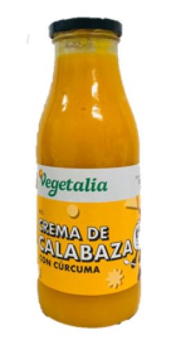 conservas CREMA DE CALABAZA Y CÚRCUMA BIO 500ML