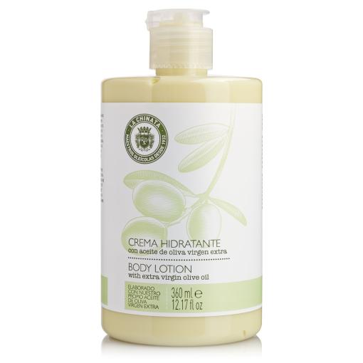 línea corporal CREMA HIDRATANTE CON ACEITE OLIVA 360 ML