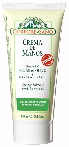 línea corporal CREMA MANOS OLIVO Y MANTECA DE KARITE BIO 100ML