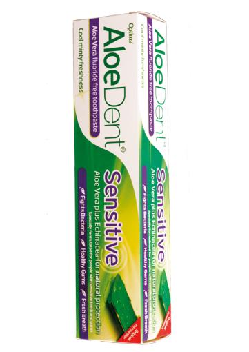 higiene bucal DENTIFRICO CON ALOE VERA SENSITIVE, 100 ml