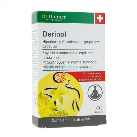 sistema nervioso DERINOL 40 CAPSULAS