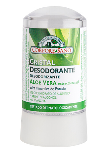 línea corporal DESODORANTE MINERAL CON ALOE VERA 60GR