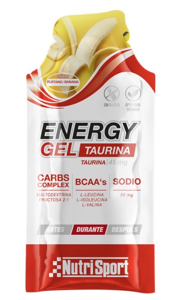 deporte ENERGY GEL TAURINA PLATANO 35G