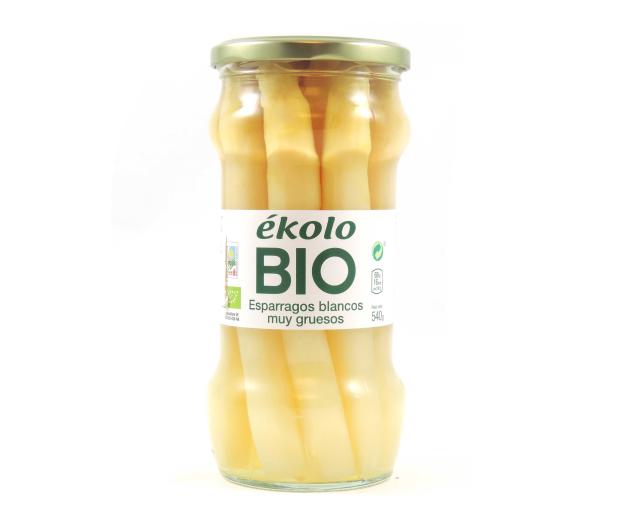 conservas ESPARRAGOS BLANCOS BIO 540G