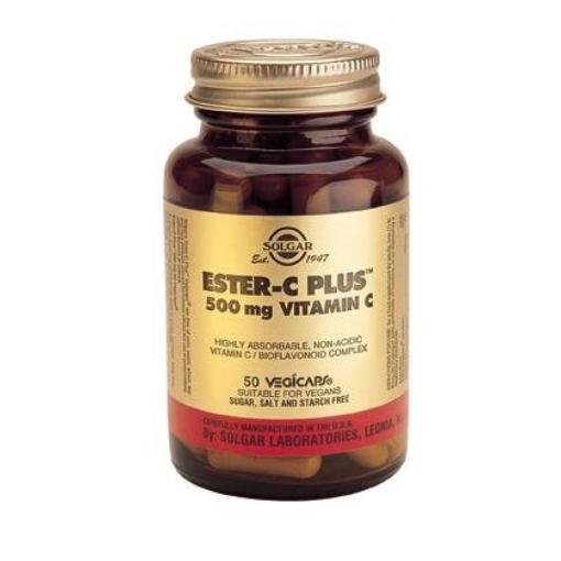 antioxidantes ESTER-C® PLUS 500 mg. 50 caps Cápsulas Vegetales.