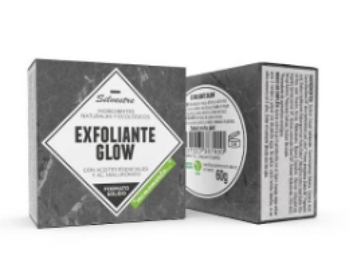 línea facial EXFOLIANTE GLOW FORMATO SOLIDO 60G