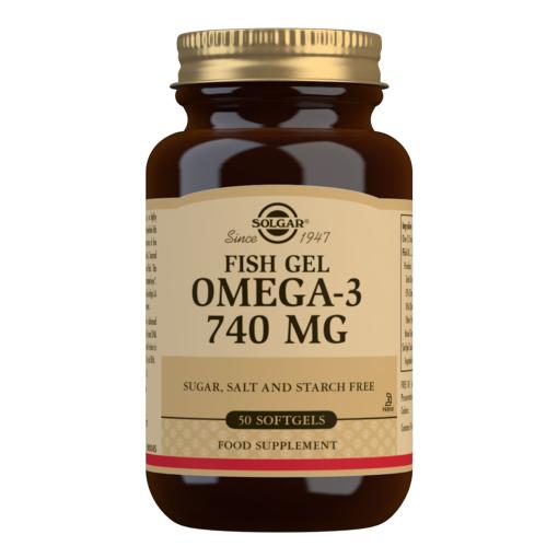 colesterol FISH GEL OMEGA 3 740MG 50 CAPSULAS BLANDAS