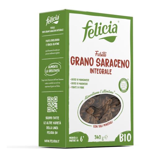 arroz y pasta FUSILLI TRIGO SARRACENO INT S/G BIO 250G