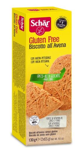 celiacos GALLETAS DE AVENA 130 gr. SCHAR