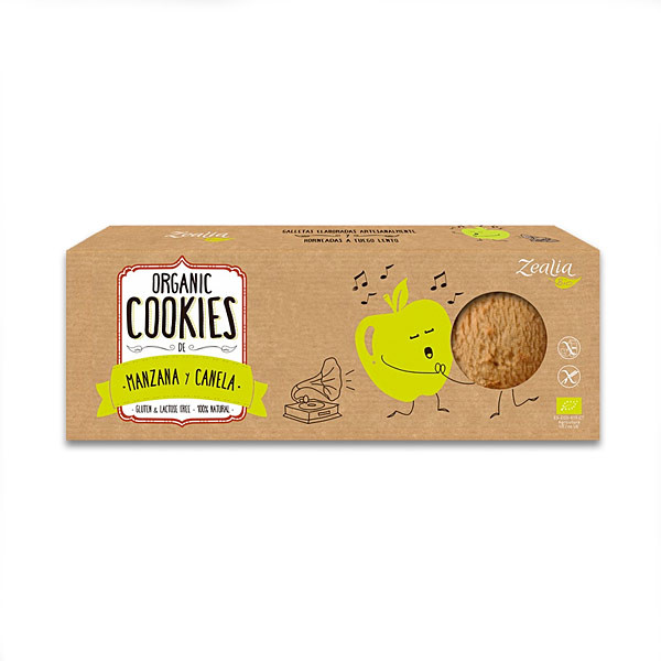 celiacos GALLETAS MANZANA Y CANELA ECO 135grs