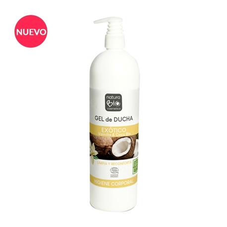 línea corporal GEL DUCHA EXOTICO VAINILLA & COCO BIO 740ML