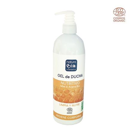 línea corporal GEL DUCHA NUTRITIVO MIEL & AVENA BIO 740ML