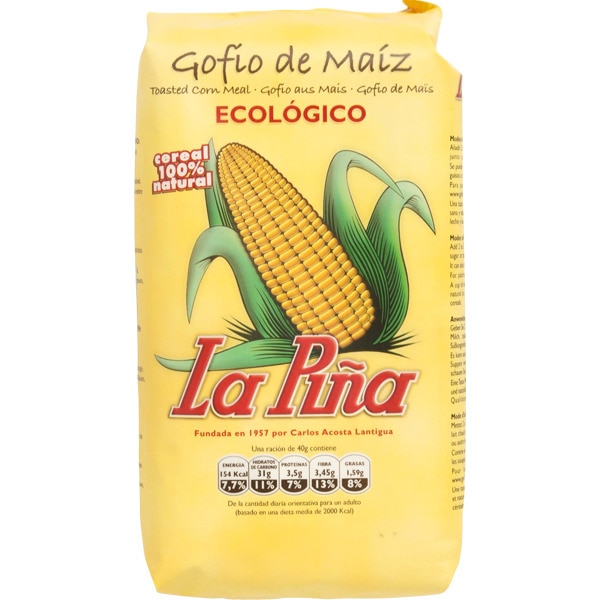 harinas y sémolas GOFIO DE MAÍZ BIO, 500 g