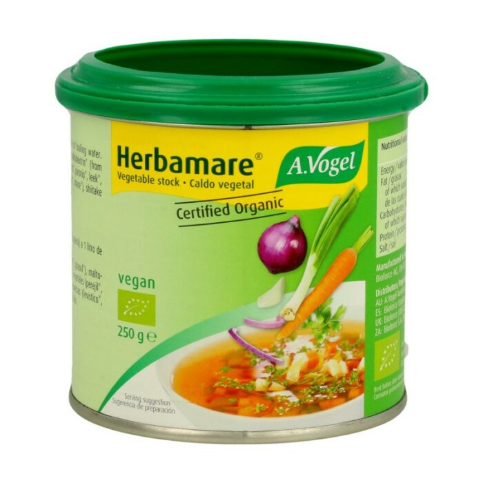 sales, condimentos y salsas HERBAMARE CALDO 250G.