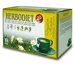 plantas en filtro HERBO. DEPURACION HEPATICA 20 FILTROS