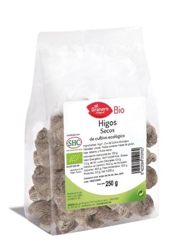 aperitivos y frutos secos HIGOS SECOS BIO, 250 g