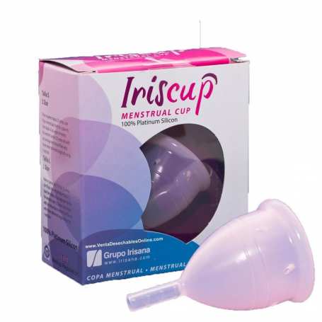 higiene intima IRISCUP COPA MENSTRUAL GRANDE L ROSA