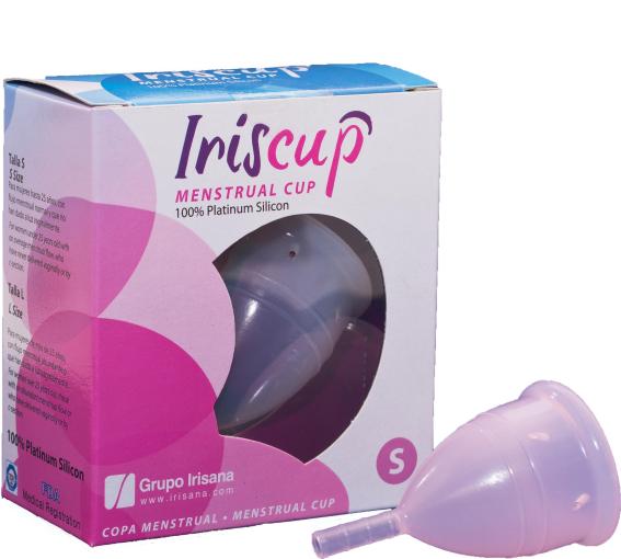 higiene intima IRISCUP COPA MENSTRUAL S ROSA