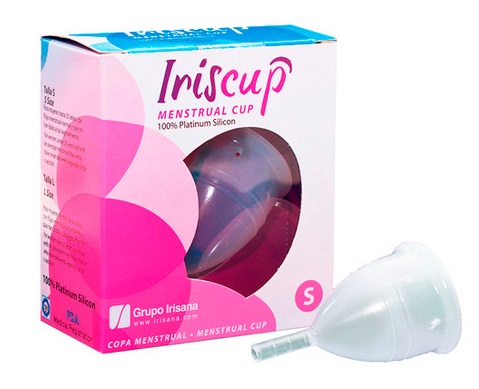 higiene intima IRISCUP COPA MENSTRUAL S TRANSPARENTE