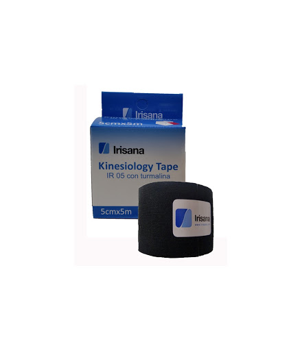 línea corporal KINESIO TAPE NEGRO 5CM X 5